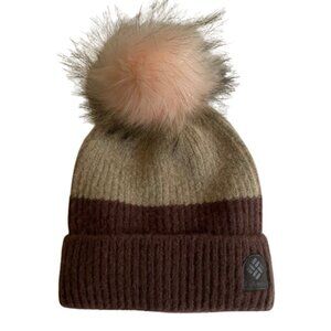 Columbia Winter Blur Pom Knit Beanie Hat